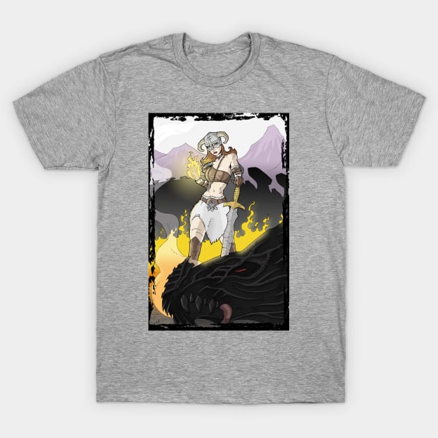 Dragonborn T-Shirt by ArtbyMyz